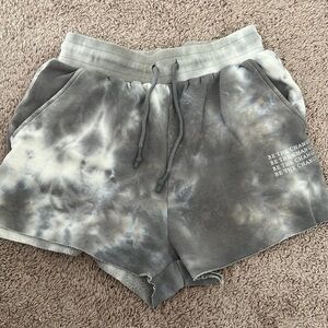 Tie Dye Vitality by Balance sweat shorts “be the change”